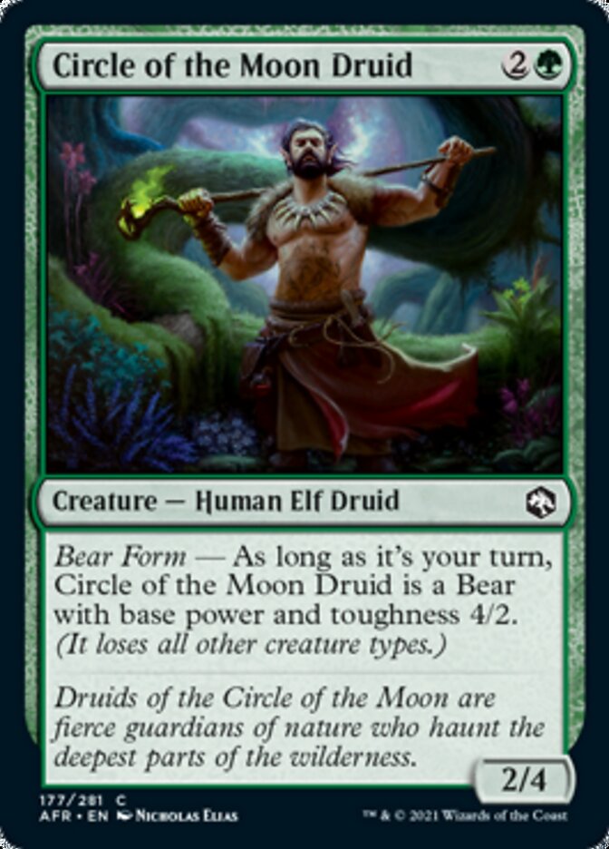 Circle of the Moon Druid - [Foil] Adventures in the Forgotten Realms (AFR)