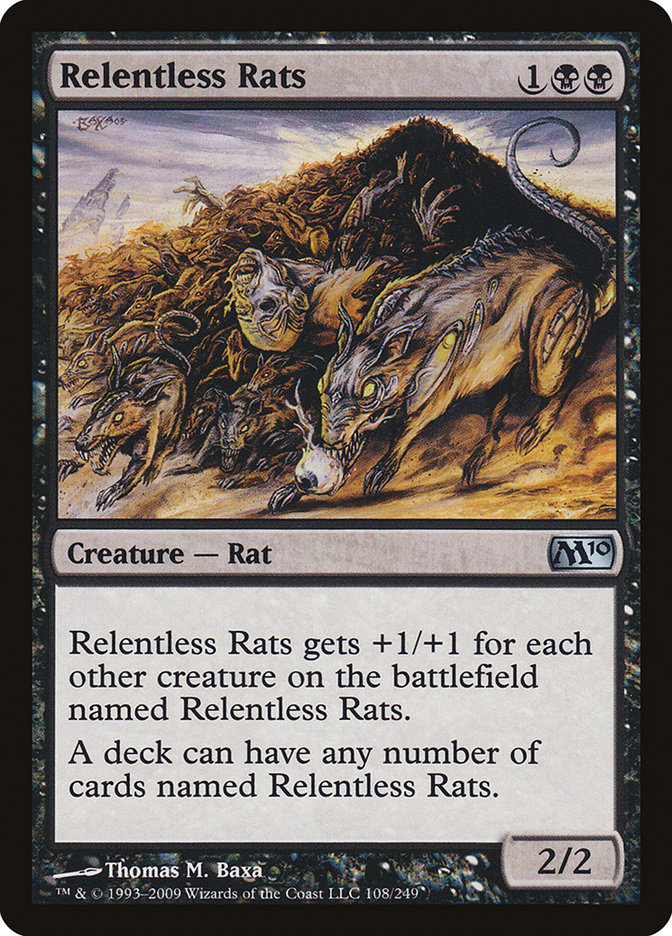 Relentless Rats - [Foil] Magic 2010 (M10)