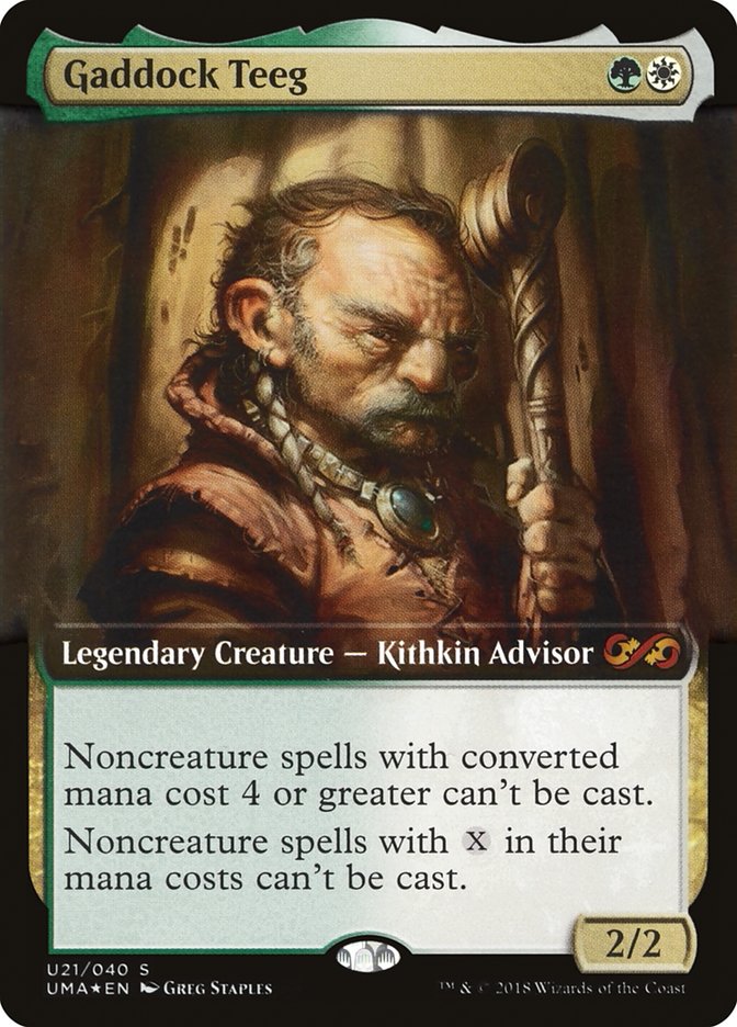 Gaddock Teeg - [Foil, Promo] Ultimate Box Topper (PUMA)