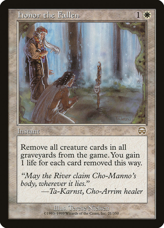 Honor the Fallen - [Foil] Mercadian Masques (MMQ)