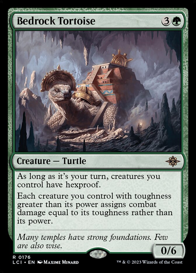 Bedrock Tortoise - [Foil] The Lost Caverns of Ixalan (LCI)