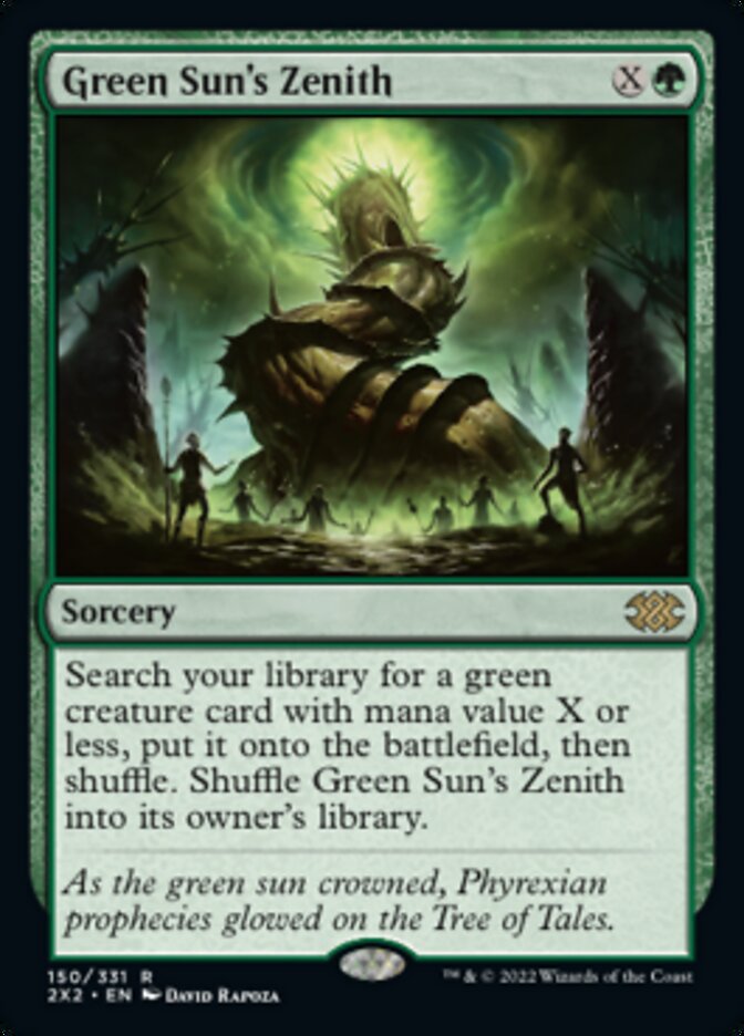 Green Sun's Zenith - Double Masters 2022 (2X2)