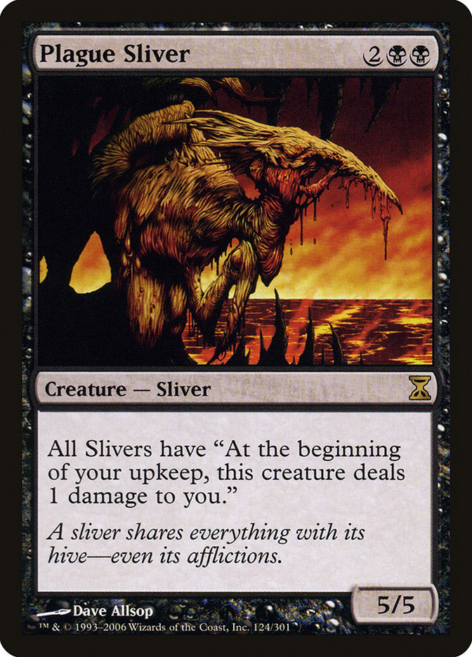 Plague Sliver - [Foil] Time Spiral (TSP)