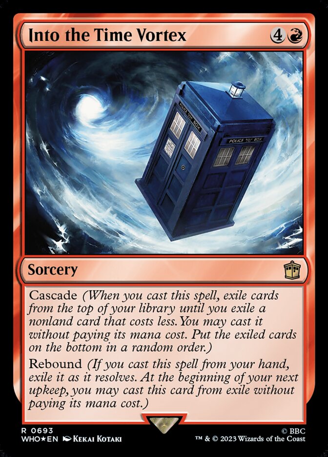 Into the Time Vortex - [Surge Foil] Doctor Who (WHO)