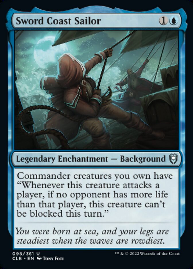 Sword Coast Sailor - [Foil] Commander Legends: Battle for Baldur's Gate (CLB)