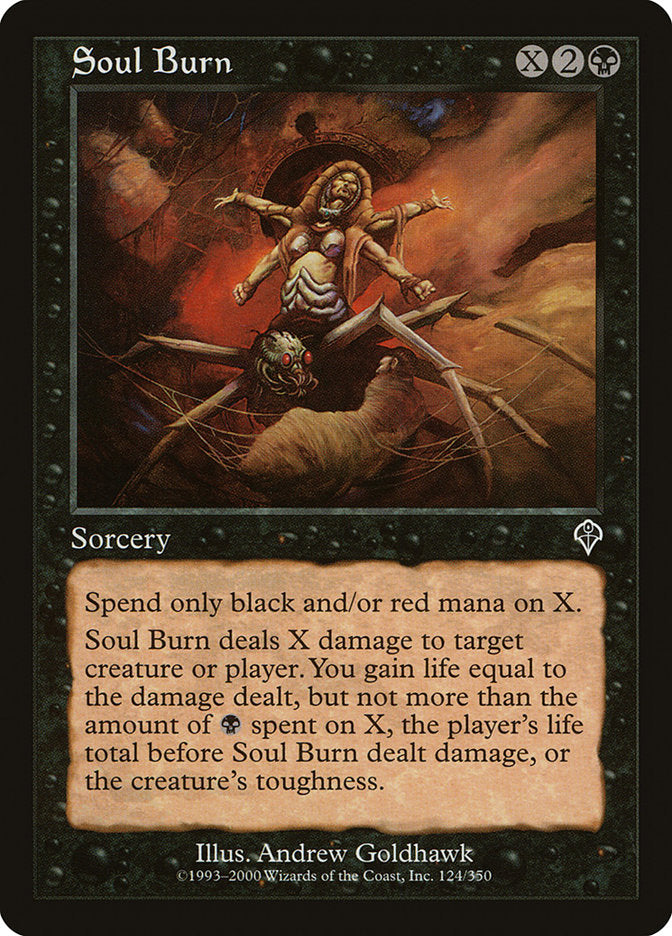 Soul Burn - [Foil, Retro Frame] Invasion (INV)
