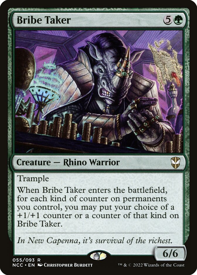 Bribe Taker - New Capenna Commander (NCC)