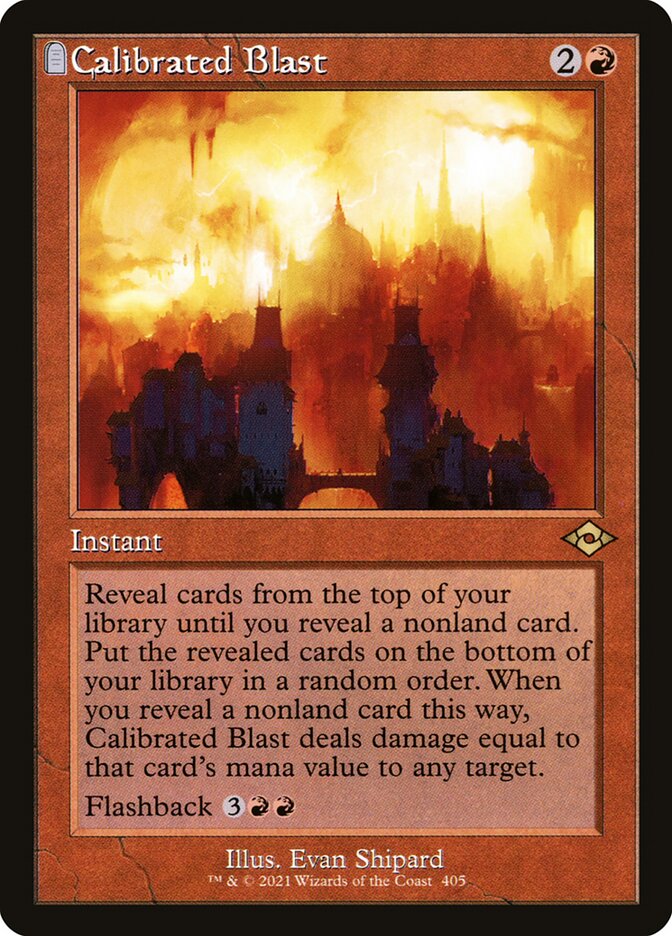 Calibrated Blast - [Etched Foil, Retro Frame] Modern Horizons 2 (MH2)
