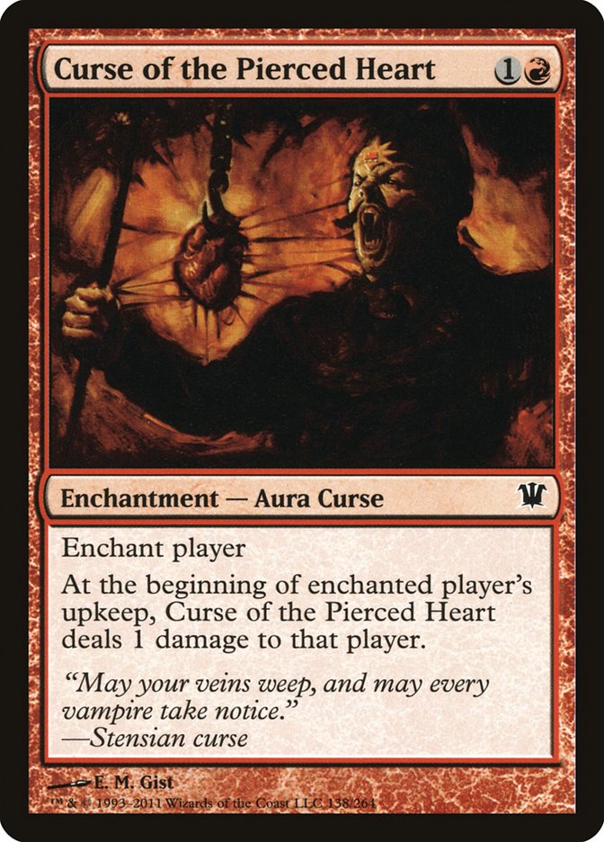 Curse of the Pierced Heart - [Foil] Innistrad (ISD)