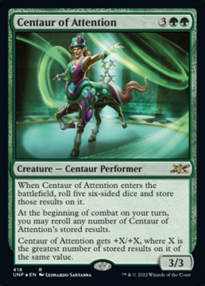 Centaur of Attention - [Galaxy Foil] Unfinity (UNF)