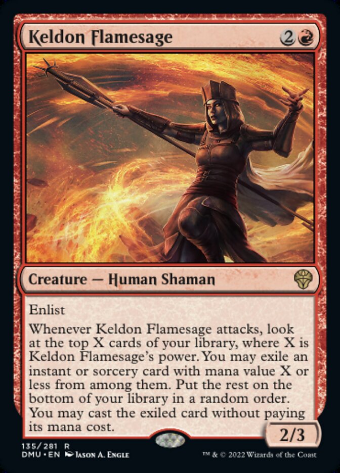 Keldon Flamesage - [Foil] Dominaria United (DMU)