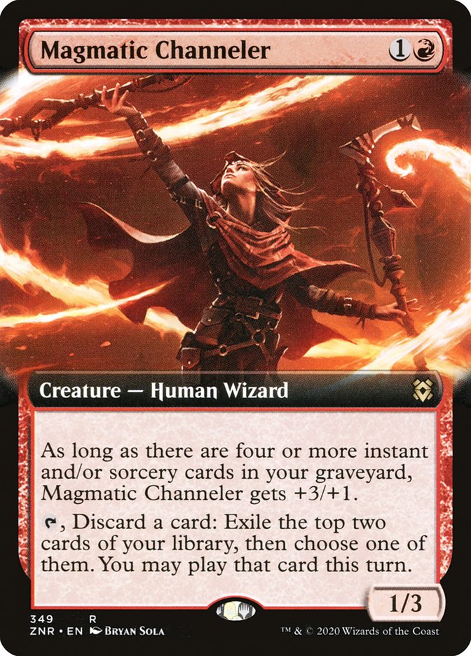 Magmatic Channeler - [Extended Art] Zendikar Rising (ZNR)