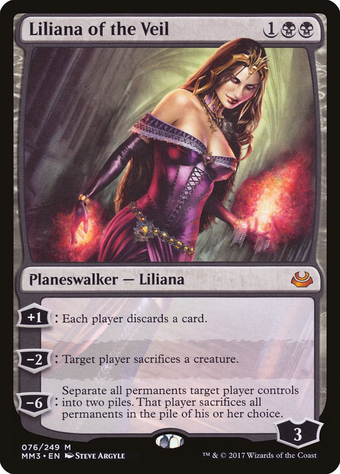 Liliana of the Veil - [Foil] Modern Masters 2017 (MM3)