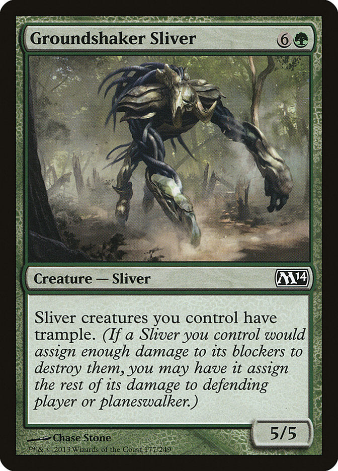 Groundshaker Sliver - [Foil] Magic 2014 (M14)