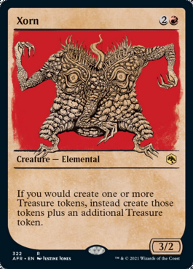 Xorn - [Foil, Showcase] Adventures in the Forgotten Realms (AFR)