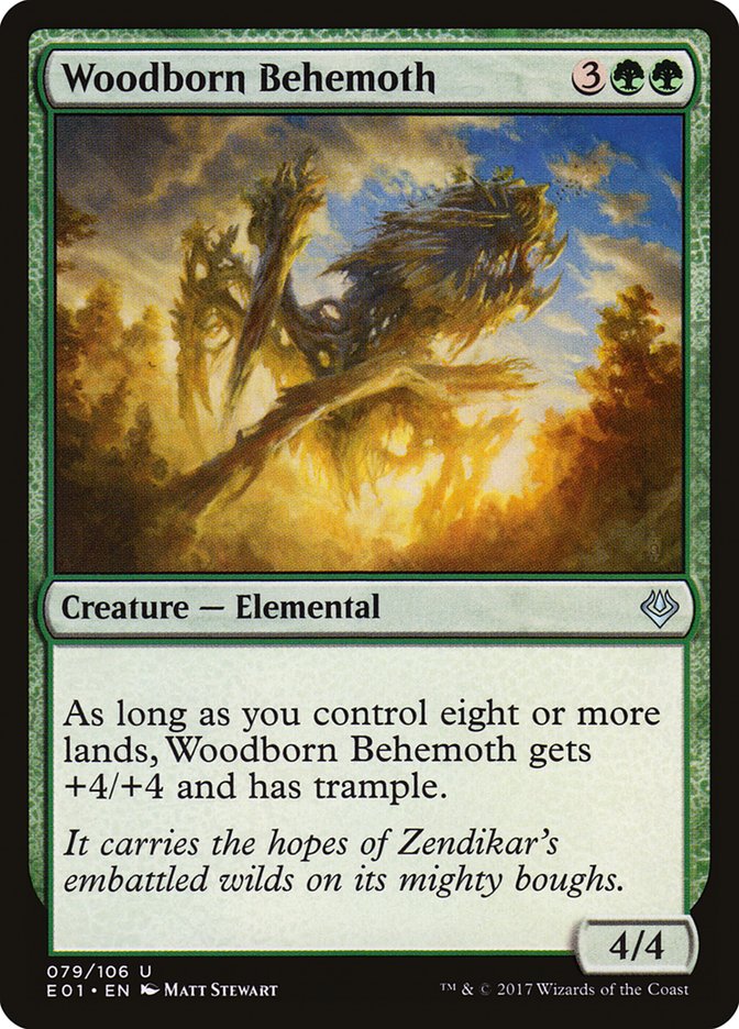 Woodborn Behemoth - Archenemy: Nicol Bolas (E01)