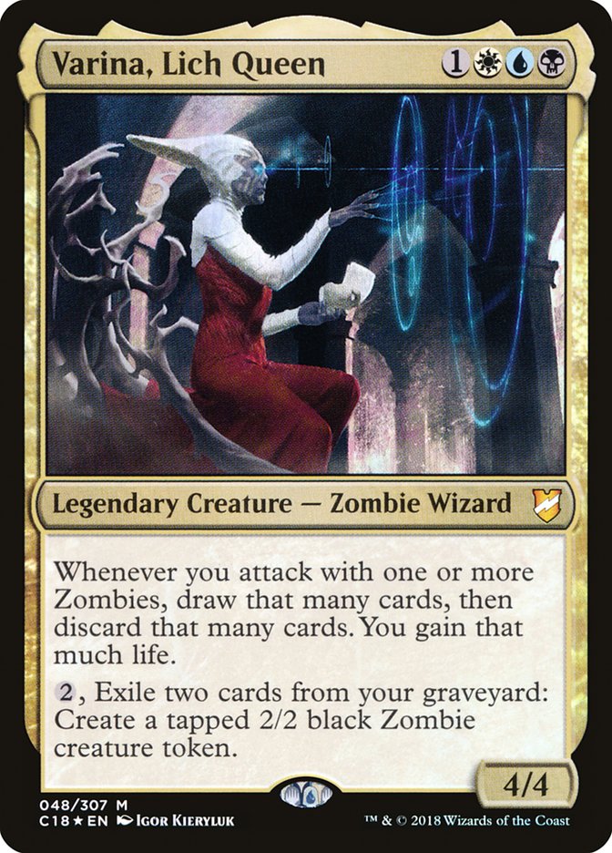 Varina, Lich Queen - [Foil] Commander 2018 (C18)