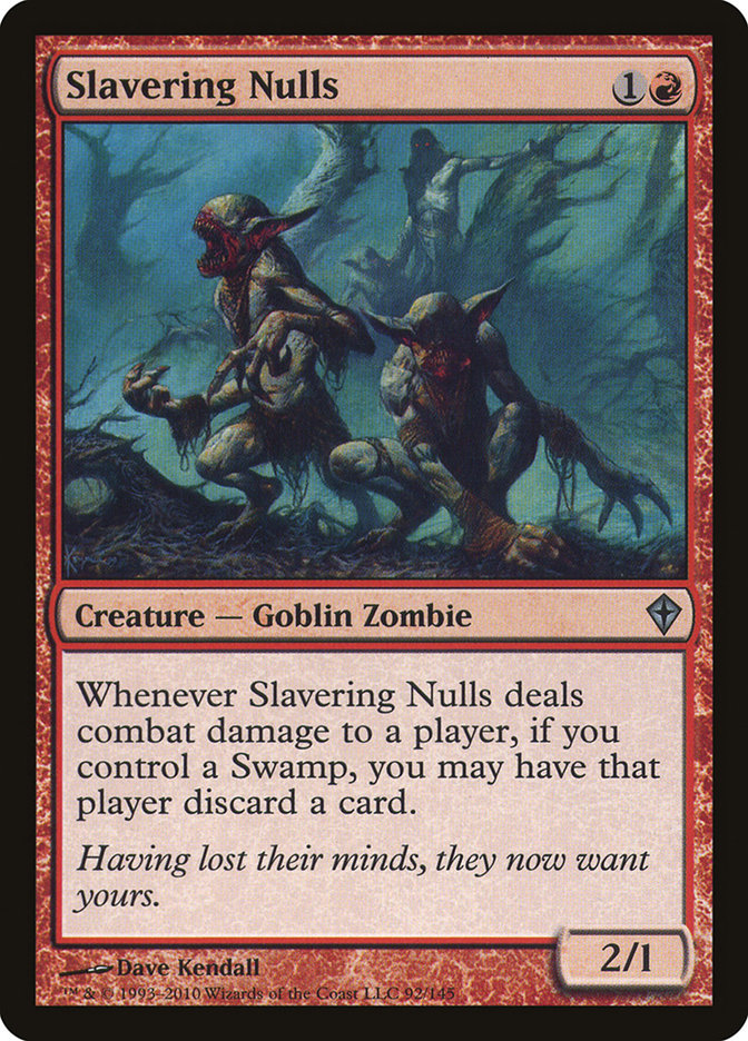 Slavering Nulls - [Foil] Worldwake (WWK)
