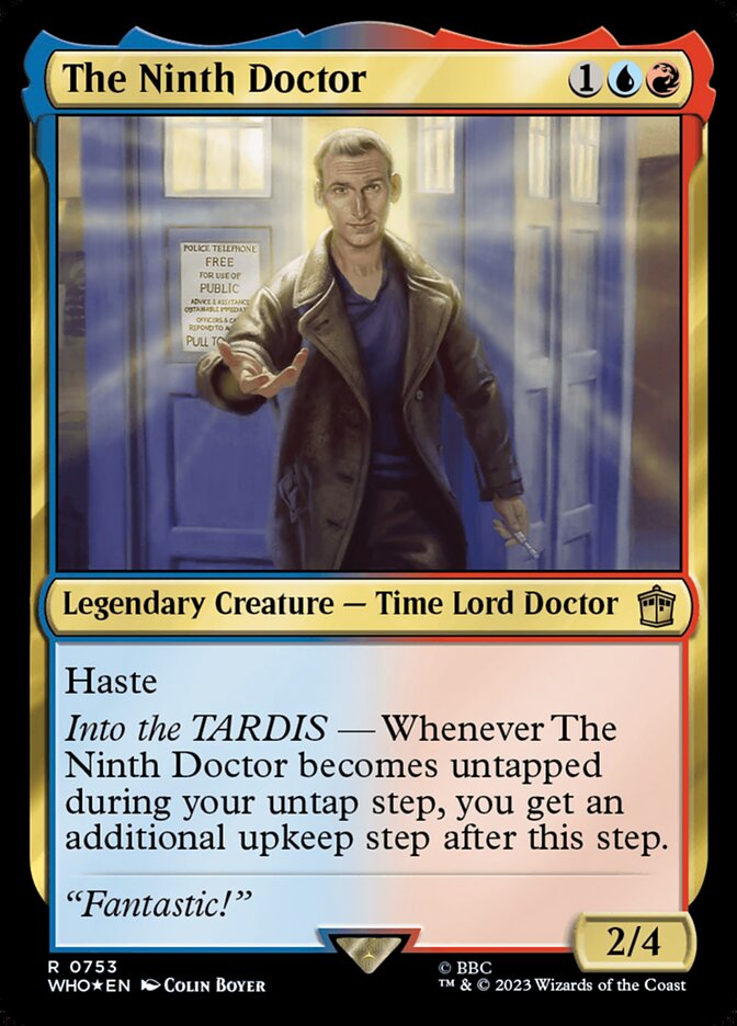 The Ninth Doctor - [Surge Foil] Doctor Who (WHO)