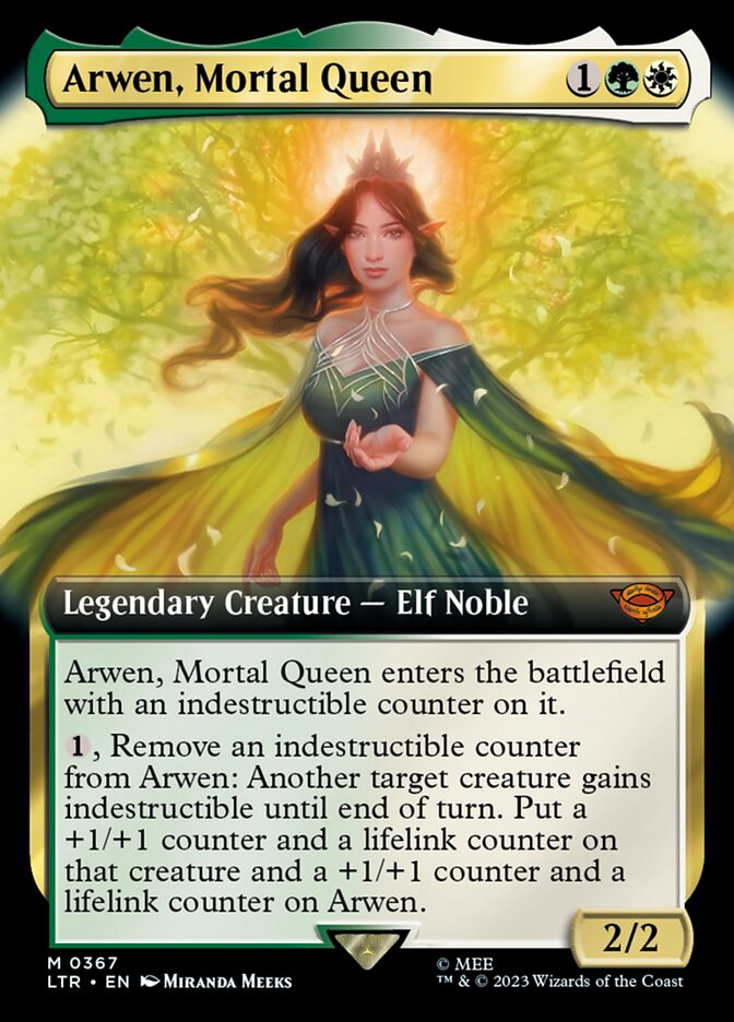 Arwen, Mortal Queen - [Extended Art] The Lord of the Rings: Tales of Middle-earth (LTR)