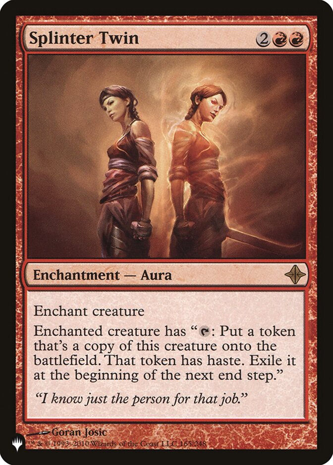 Splinter Twin - [Foil] The List (PLIST)