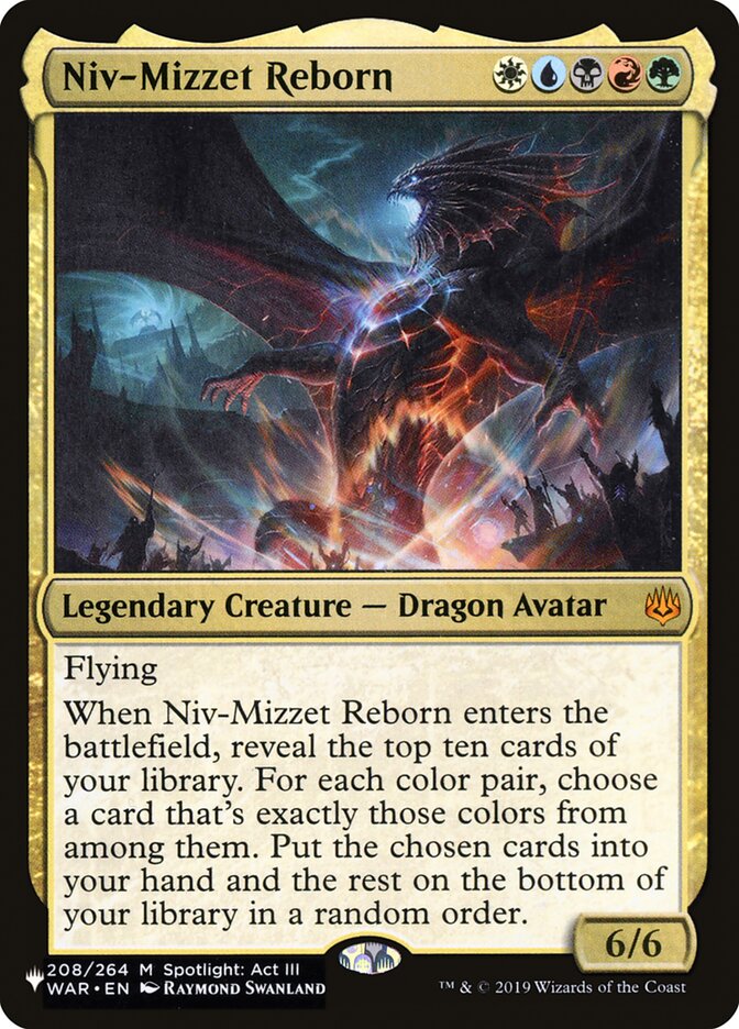 Niv-Mizzet Reborn - The List (PLIST)