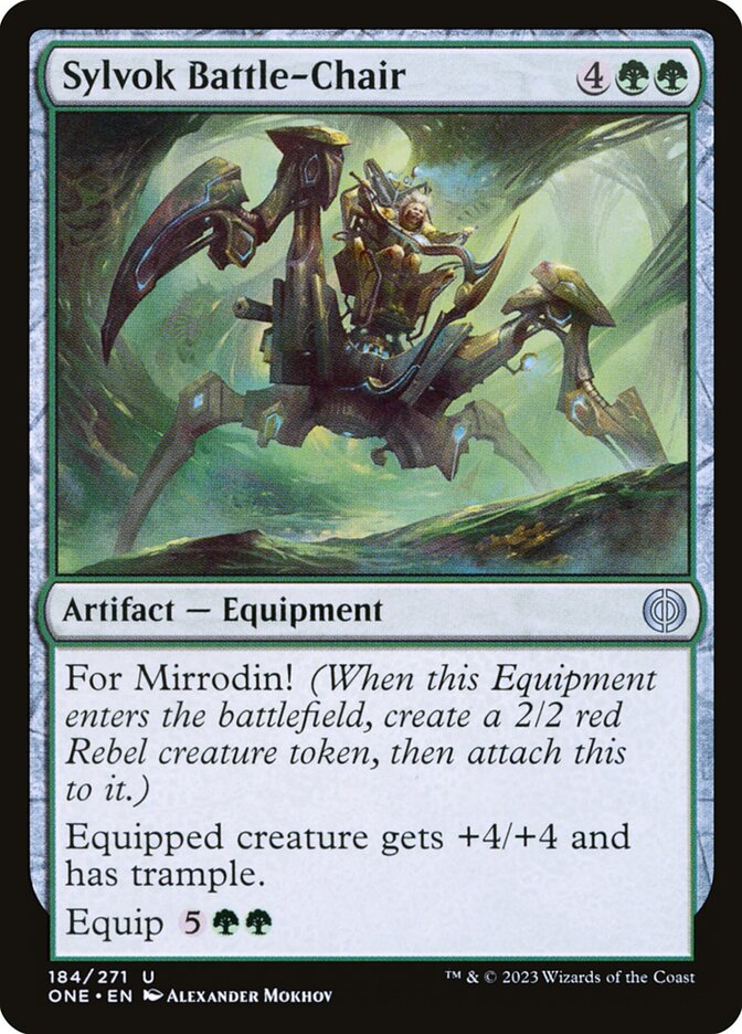 Sylvok Battle-Chair - Phyrexia: All Will Be One (ONE)