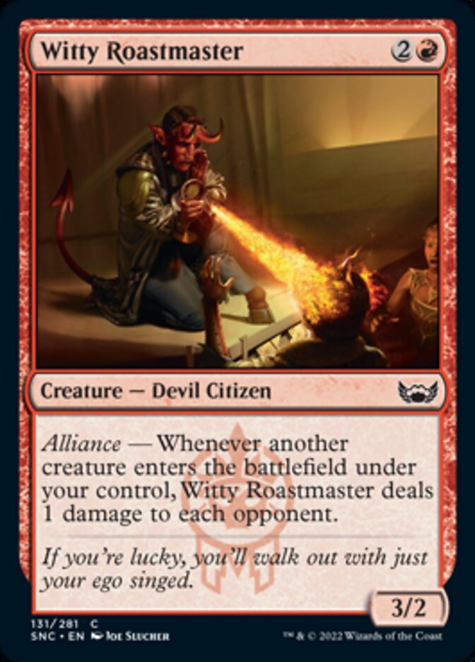 Witty Roastmaster - [Foil] Streets of New Capenna (SNC)