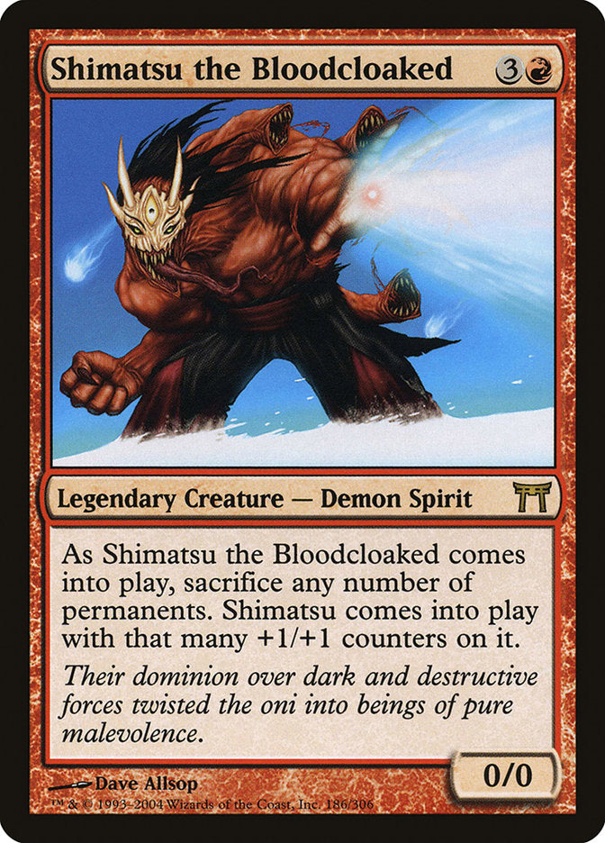 Shimatsu the Bloodcloaked - [Foil] Champions of Kamigawa (CHK)