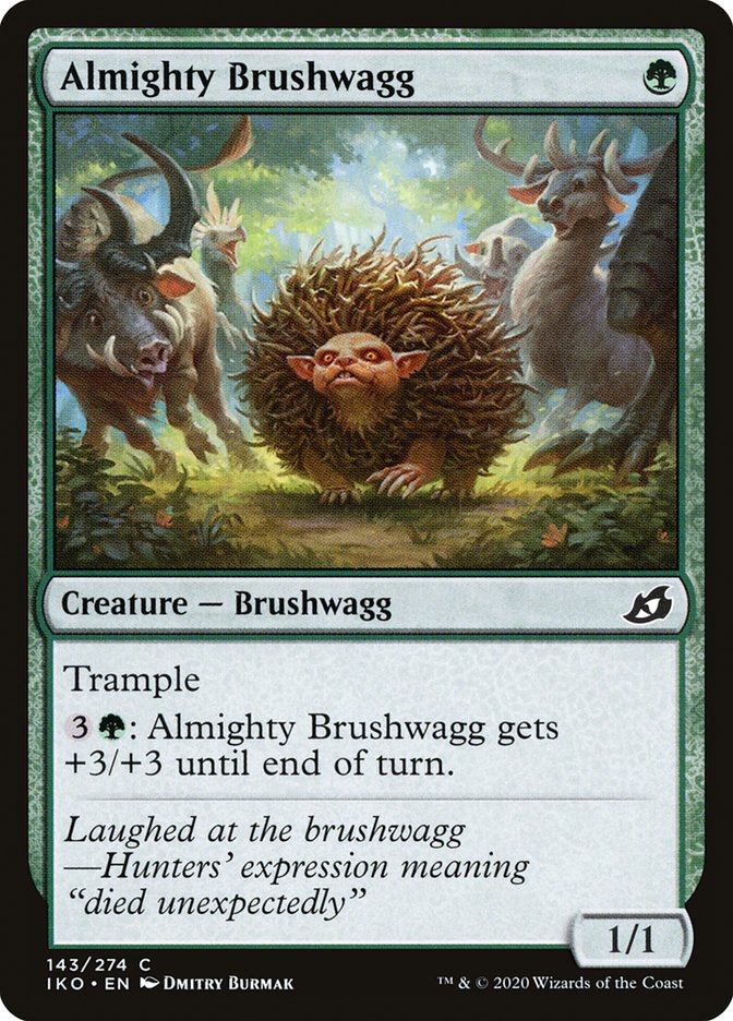 Almighty Brushwagg - [Foil] Ikoria: Lair of Behemoths (IKO)