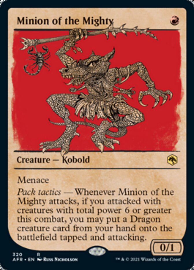 Minion of the Mighty - [Foil, Showcase] Adventures in the Forgotten Realms (AFR)