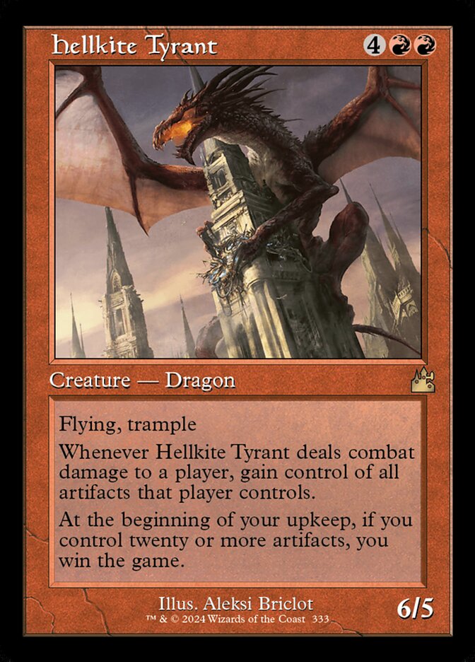 Hellkite Tyrant - [Retro Frame] Ravnica Remastered (RVR)