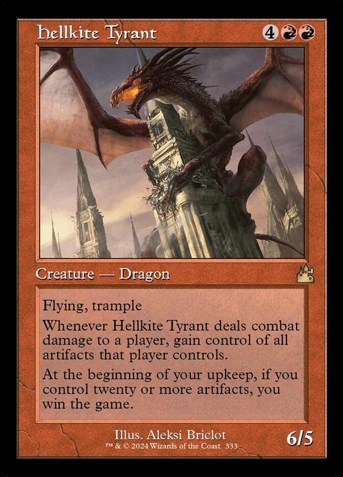 Hellkite Tyrant - [Foil, Retro Frame] Ravnica Remastered (RVR)
