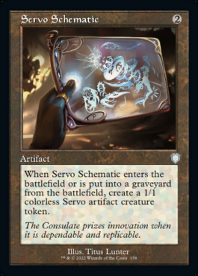 Servo Schematic - The Brothers' War Commander (BRC)