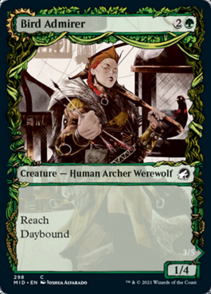 Bird Admirer // Wing Shredder - [Showcase] Innistrad: Midnight Hunt (MID)
