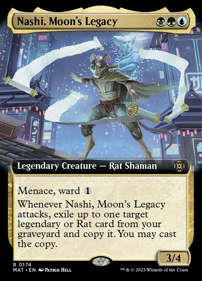Nashi, Moon's Legacy - [Foil, Extended Art] March of the Machine: The Aftermath (MAT)