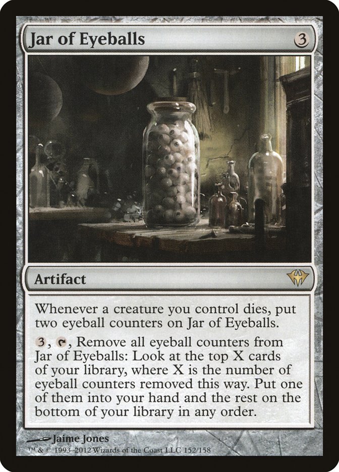 Jar of Eyeballs - [Foil] Dark Ascension (DKA)