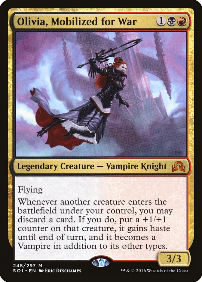 Olivia, Mobilized for War - [Foil] Shadows over Innistrad (SOI)