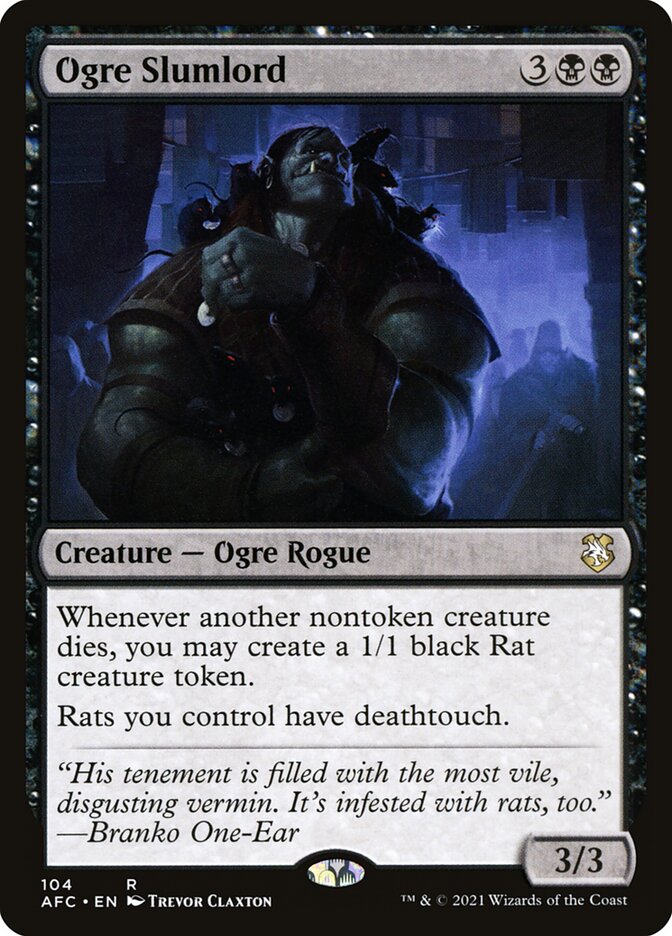 Ogre Slumlord - Forgotten Realms Commander (AFC)