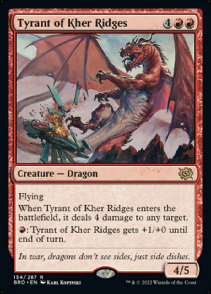 Tyrant of Kher Ridges - [Foil] The Brothers' War (BRO)