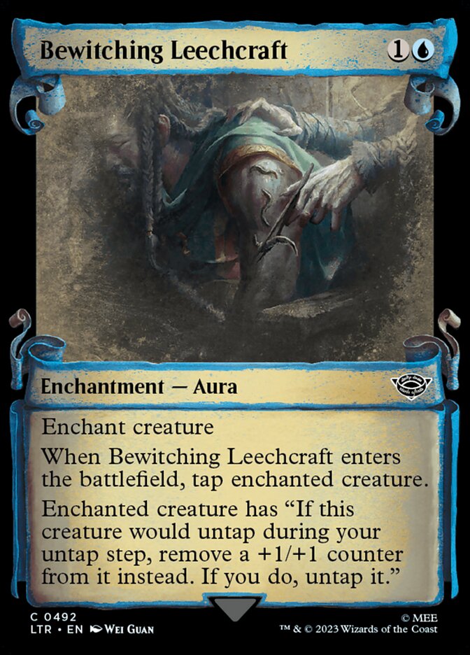 Bewitching Leechcraft - [Foil, Showcase Scroll] The Lord of the Rings: Tales of Middle-earth (LTR)