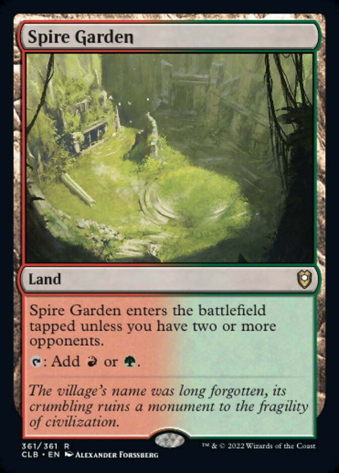 Spire Garden - [Foil] Commander Legends: Battle for Baldur's Gate (CLB)