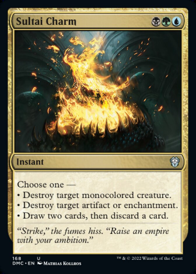 Sultai Charm - Dominaria United Commander (DMC)