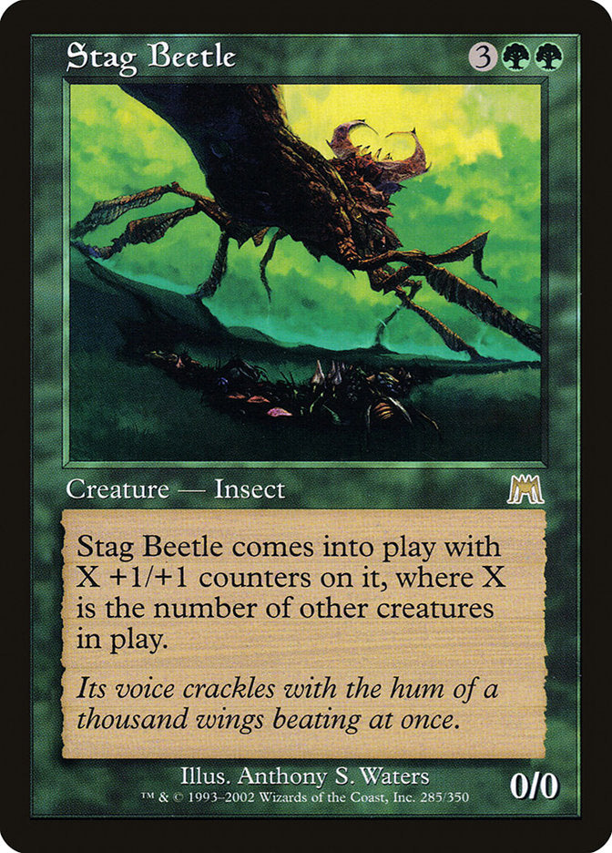 Stag Beetle - [Foil, Retro Frame] Onslaught (ONS)