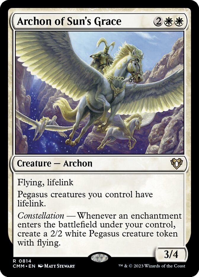 Archon of Sun's Grace - [Foil] Commander Masters (CMM)