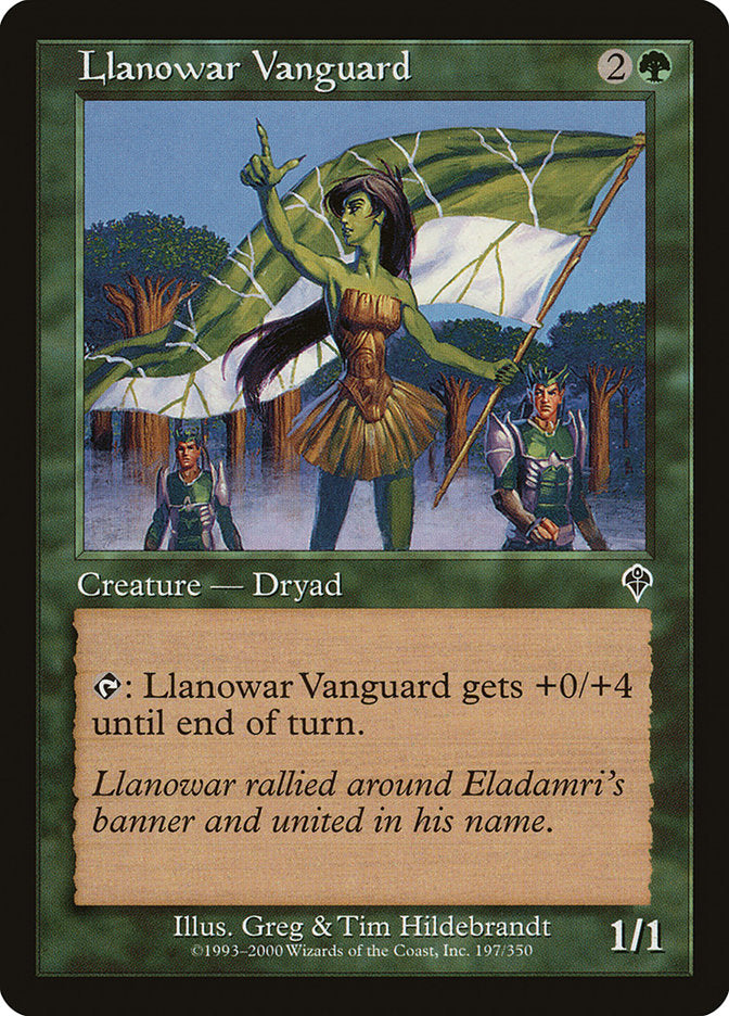 Llanowar Vanguard - [Retro Frame] Invasion (INV)