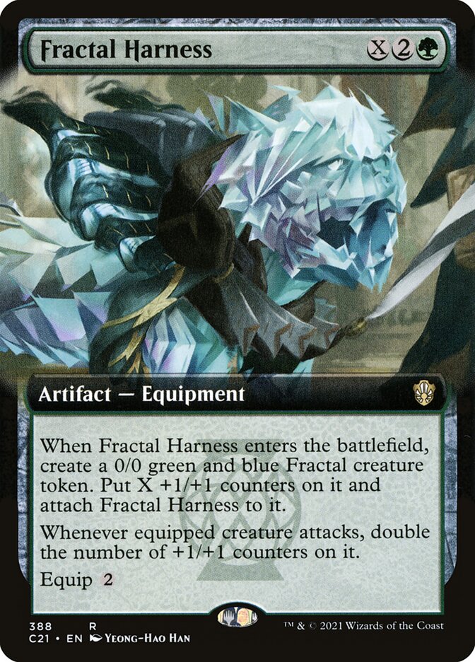 Fractal Harness - [Extended Art] Commander 2021 (C21)