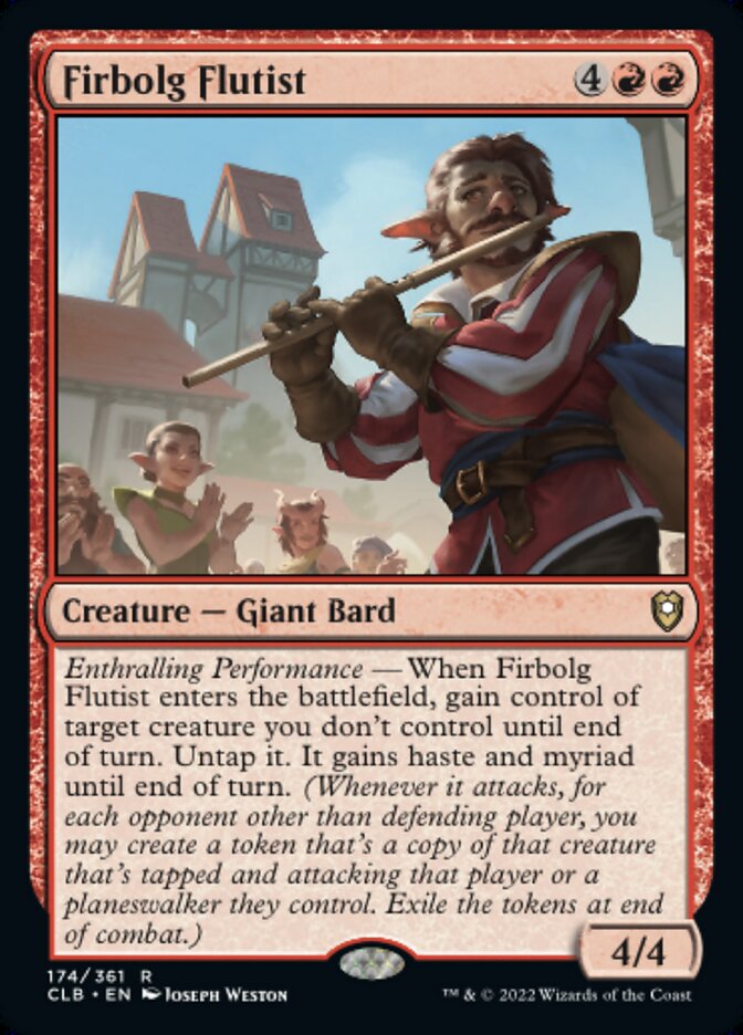 Firbolg Flutist - [Foil] Commander Legends: Battle for Baldur's Gate (CLB)