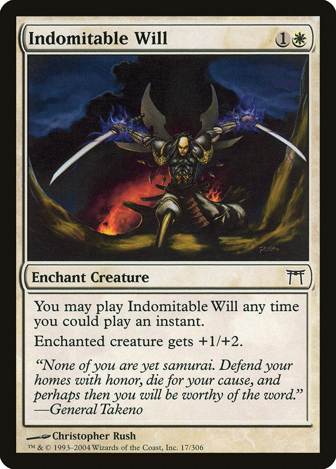 Indomitable Will - [Foil] Champions of Kamigawa (CHK)