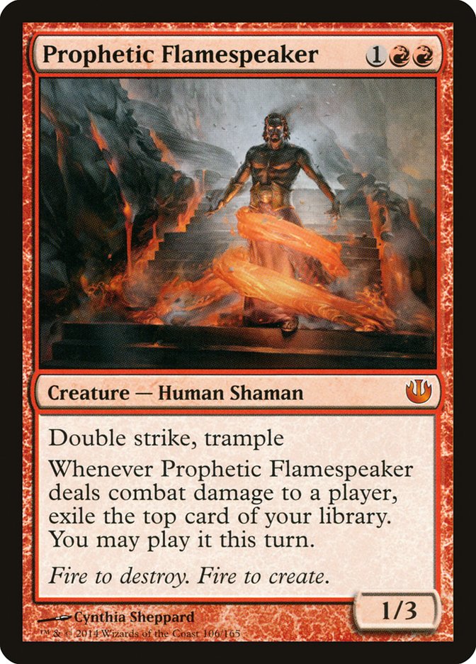 Prophetic Flamespeaker - [Foil] Journey into Nyx (JOU)